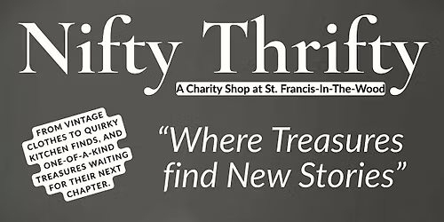 Charity Shopping - where Treasures find new Chapters