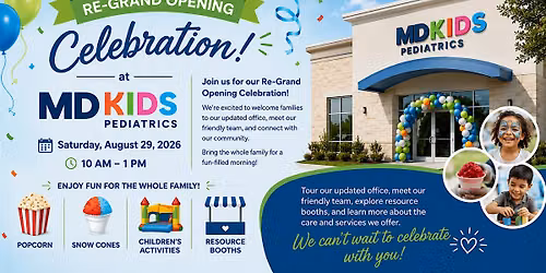 MD Kids Woodlands Re-Grand Opening Celebration