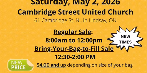 Spring Rummage Sale