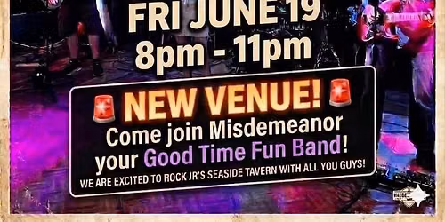 Live @ JR\u2019s Seaside Tavern