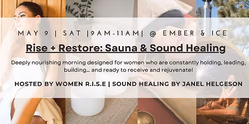 Rise & Restore: Sauna & Sound Healing for Women