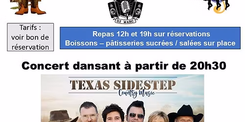 bal country et new Line dance _ concert dansant