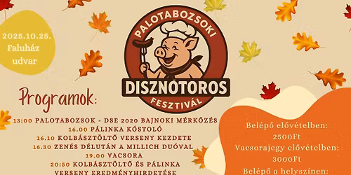 IX. Diszn\u00f3toros Fesztiv\u00e1l Palotabozsok