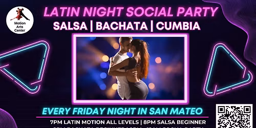 Latin Night Social (Salsa, Bachata and Cumbia)!