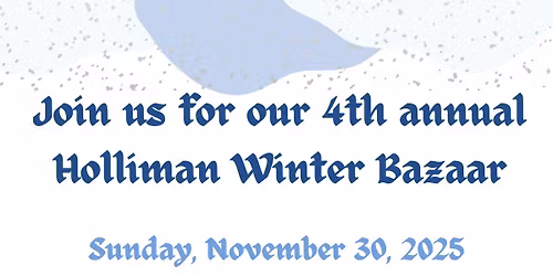 Holliman Winter Bazaar