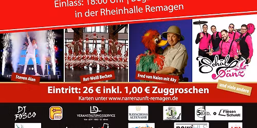 Gro\u00dfe Prunksitzung 2026 in Remagen