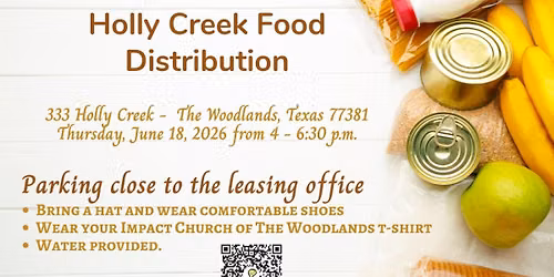 Holly Creek Food Distribution 