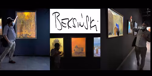 Beksi\u0144ski's paintings tour in Krak\u00f3w