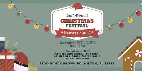 Replicate Church 2nd Annual Christmas Festival