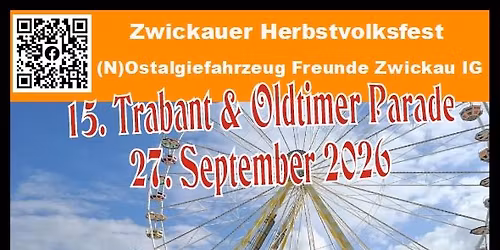 15. Trabant & Oldtimer Parade 27.09.2026