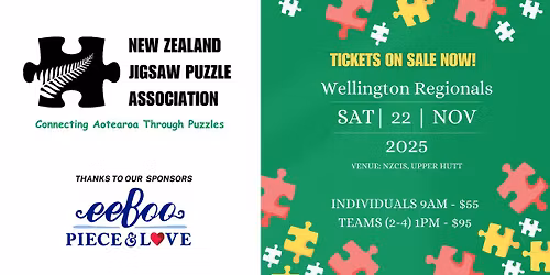 *SOLD OUT* Wellington Regional Speed Puzzling Event
