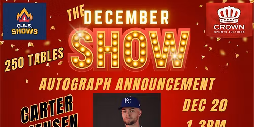 Carter Jensen Autograph Signing