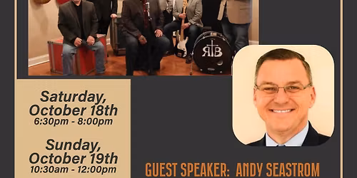 Community event featuring, Restore The Broken and Guest Speaker, Andy Seastrom