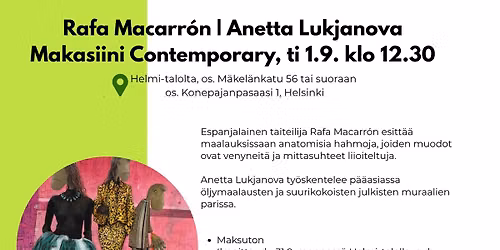 Rafa Macarr\u00f3n | Anetta Lukjanova Makasiini Contemporary