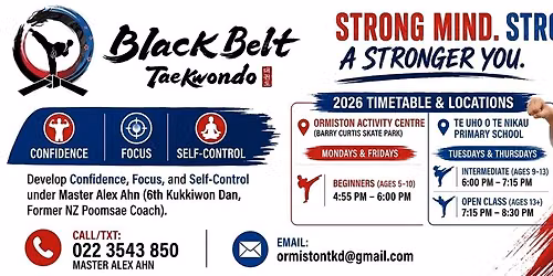 Taekwondo @ Ormiston Activity Centre