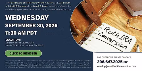 Lunch & Learn - Roth Conversions, Cost Segregation, and Tax Strategies