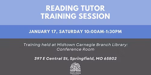 1\/17\/2026 (Saturday) January Reading Tutor Training Session
