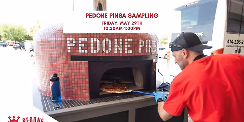 Pedone Pinsa Mobile Pizza Oven - Sampling