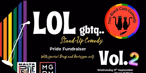 LOL gbtq.. Stand-Up Comedy Pride Fundraiser Vol. 2