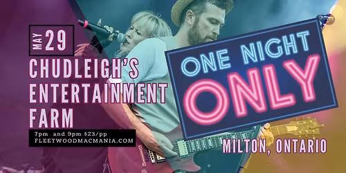 Chudleigh's Entertainment Farm - ONE NIGHT ONLY! 