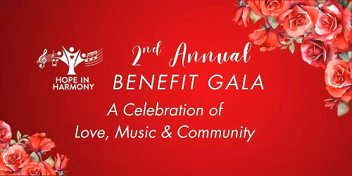 Hope In Harmony's 2026 Annual Benefit Gala Gala