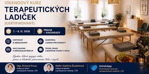 V\u00edkendov\u00fd kurz terapeutick\u00fdch ladi\u010dek (certifikovan\u00fd) \u2013 Praha