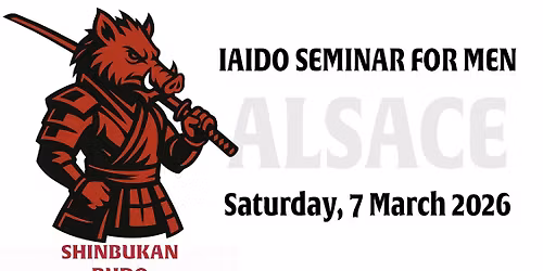 IAIDO SEMINAR FOR MEN IN ALSACE