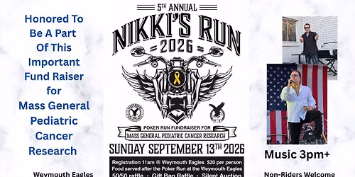 BOB ANDERSON SOLO @ NIKKI'S RUN For Pediatric Cancer Research