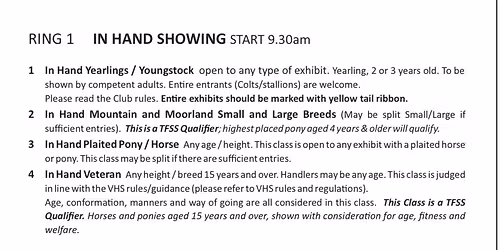 Open Show 
