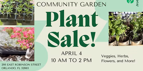 Festival Park Community Garden Plant Sale