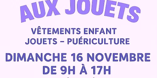 Bourse aux jouets