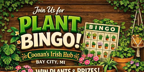 Plant Bingo at Coonan's Irish Hub - June 10
