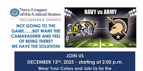 Navy vs Army Football Watch Party!