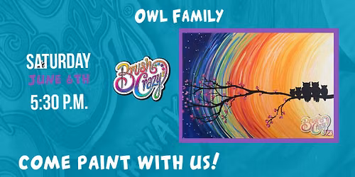 Owl Family Painting Class
