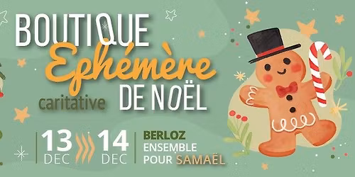 🎄 Week-end de Noël caritatif – Tous ensemble pour Samaël 💙