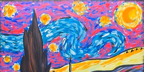 "Starry Night" Acrylic Canvas Paint Night 6pm