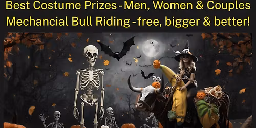 Tipsy Kiwi Halloween & Bull Riding Bash!