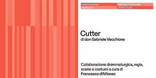 Lettura scenica \u201cCutter\u201d di don Gabriele Vecchione
