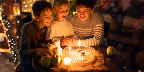 Leuchtende Einkaufsnacht