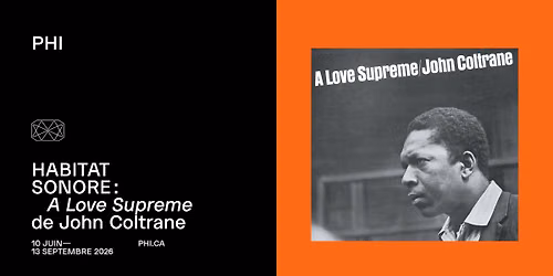 Habitat sonore: A Love Supreme de John Coltrane