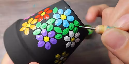 Paint A Flower Pot