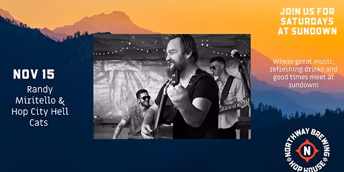Saturdays at Sundown- Randy Miritello and The Hop City Hell Cats 