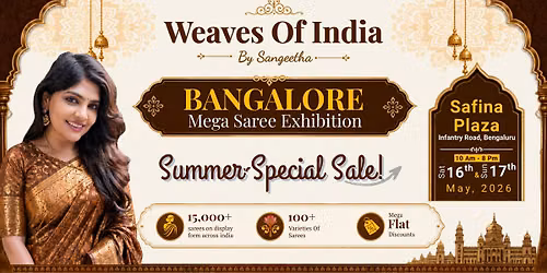Weaves Of India By Sangeetha | BANGALORE MEGA SAREE EXHIBITION