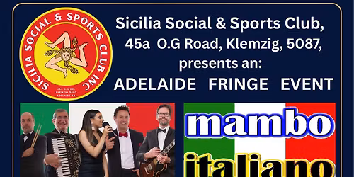 Mambo Italiano: Adelaide Fringe Event
