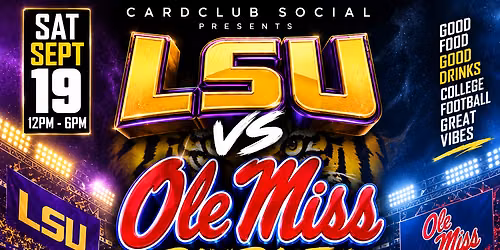 LSU VS OLE MISS