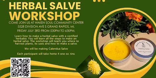 Herbal Salve Workshop