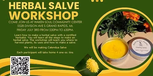 Herbal Salve Workshop