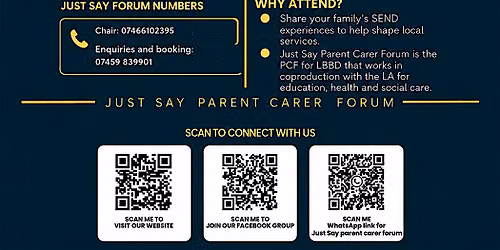 Complex Needs Open Meeting for Barking & Dagenham SEND Families