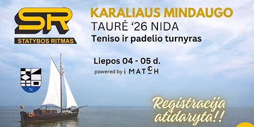 Karaliaus Mindaugo taur\u0117 \u201826 Nida \/ tenisas ir padelis