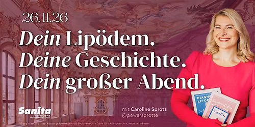Dein Lip\u00f6dem. Deine Geschichte. Dein gro\u00dfer Abend. Event-Lesung in Augsburg